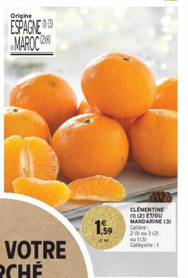 clémentine et-ou mandarine