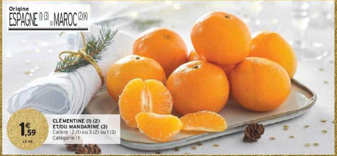 clémentine et-ou mandarine