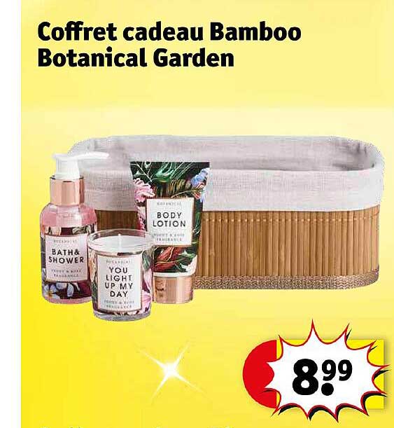 coffret cadeau bamboo botanical garden