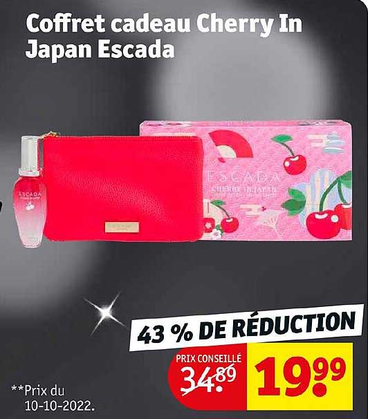 coffret cadeau cherry in japan escada