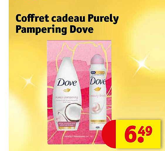 coffret cadeau purely pampering dove