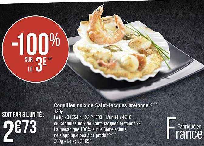 coquilles noix de saint-jacques bretonne