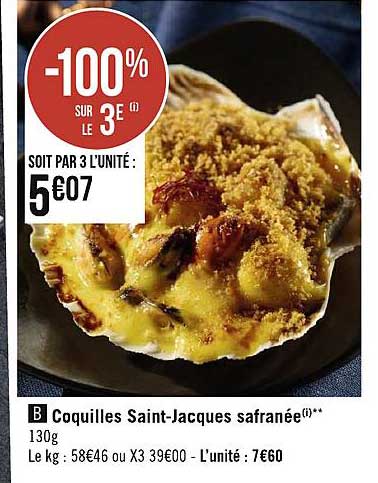 coquilles saint-jacques safranée