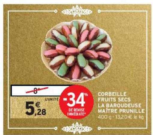 corbeille fruits secs la baroudeuse maître prunille