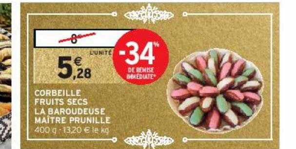 corbeille fruits secs la baroudeuse maître prunille