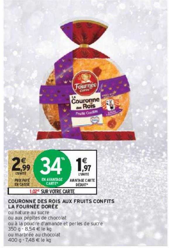 couronne des rois aux fruits confits la fournée dorée