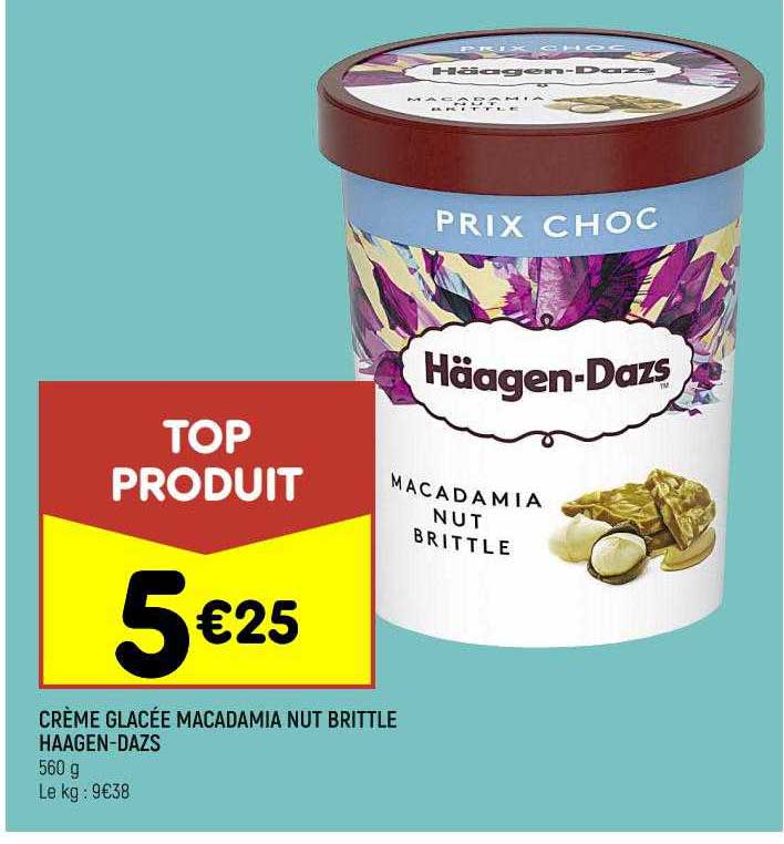 crème glacée macadamia nut brittle häagen-dazs