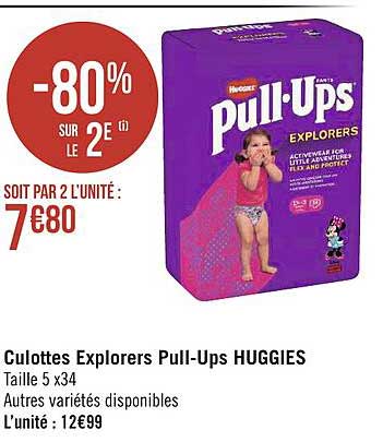 culottes explorers pull-ups huggies
