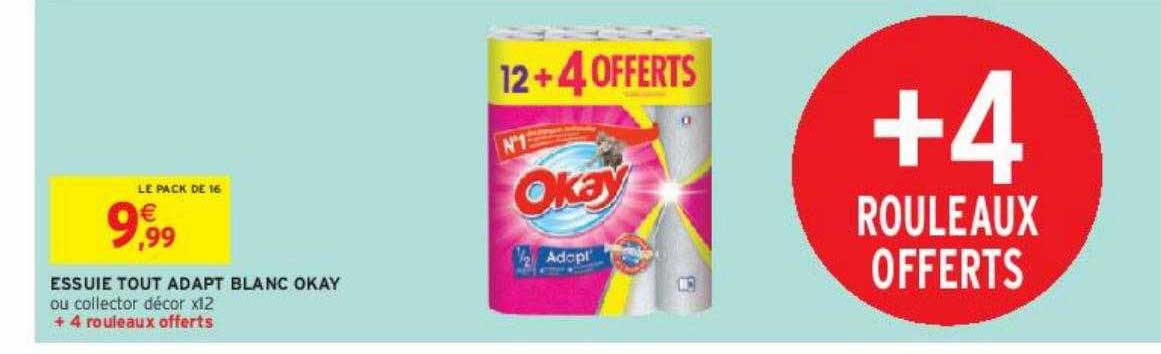 essuie tout adapt blanc okay