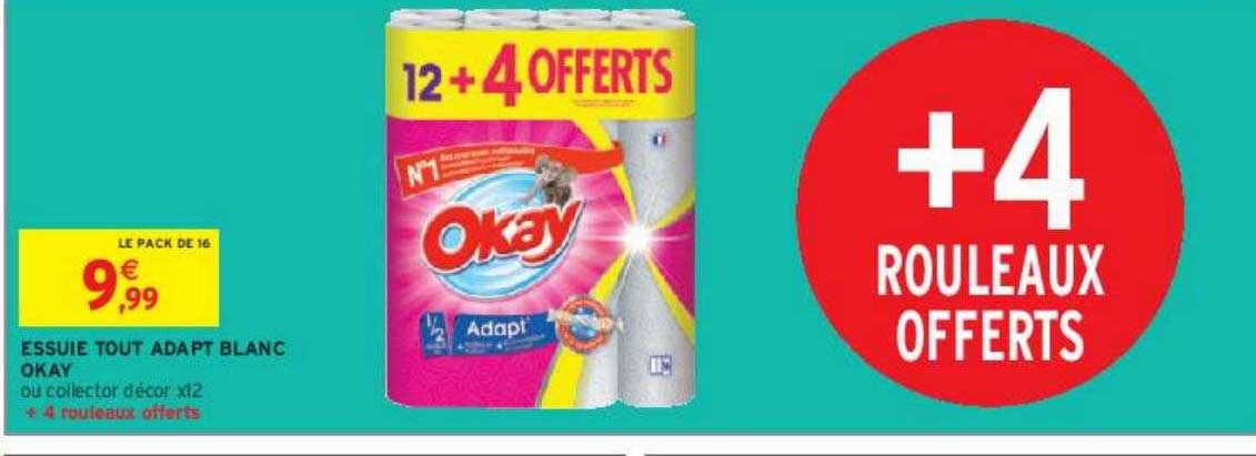 essuie tout adapt blanc okay