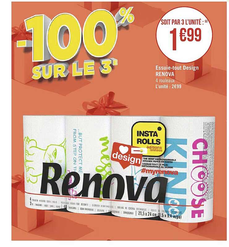 essuie-tout design renova