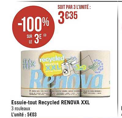 essuie-tout recycled renova xxl