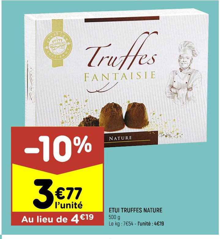 étui Truffes Nature