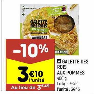 galette des rois aux pommes