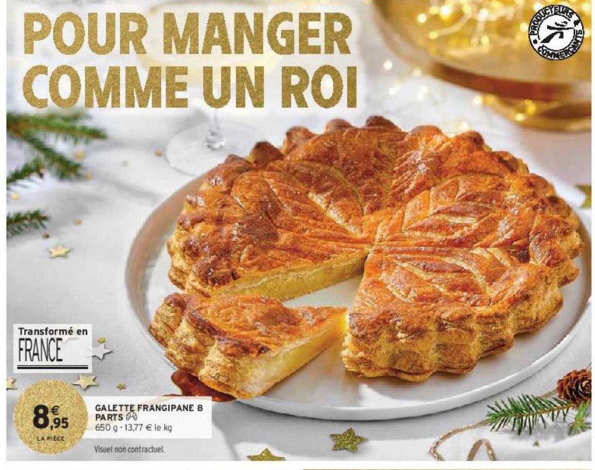 galette frangipane 8 parts