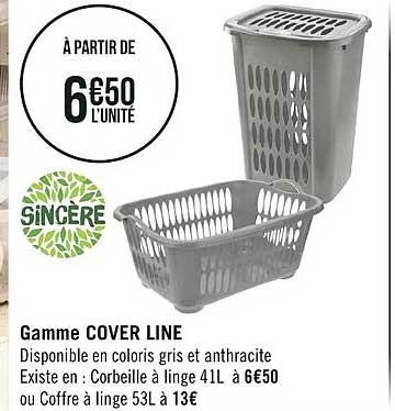 gamme cover line sincère