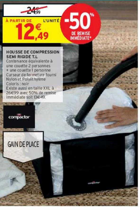 housse de compression semi rigide t.l compactor