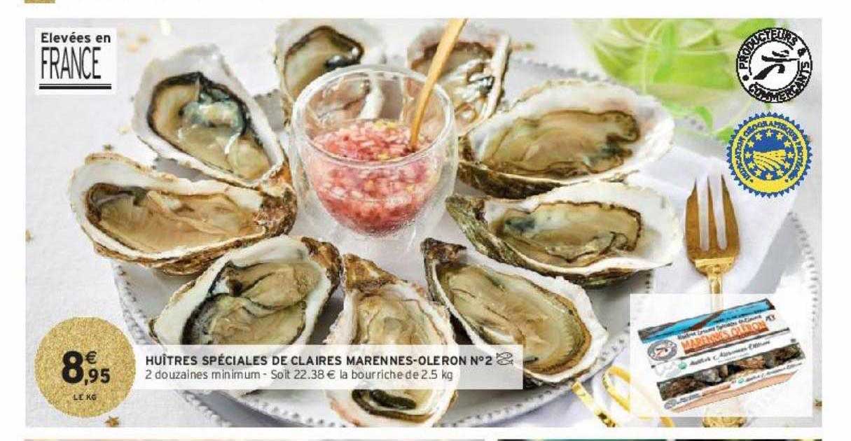 huîtres spéciales de claires marennes-oléron n°2
