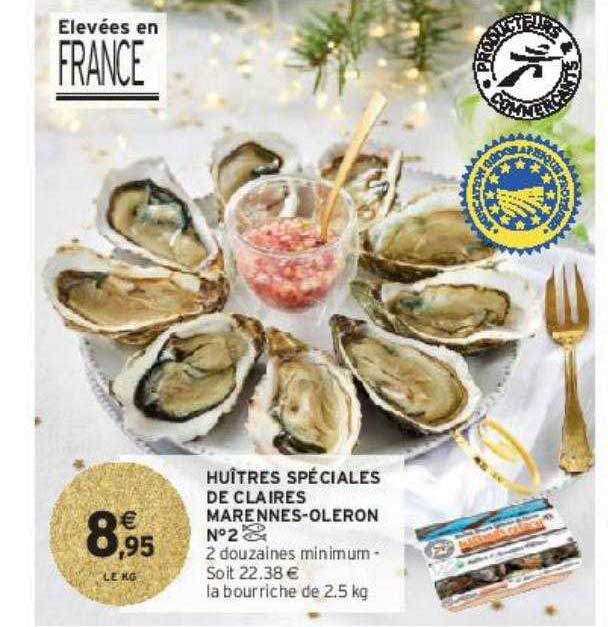 huîtres spéciales de claires marennes-oléron n°2