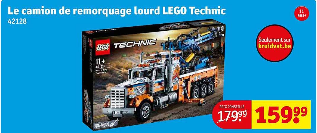 le camion de remorquage lourd lego technic
