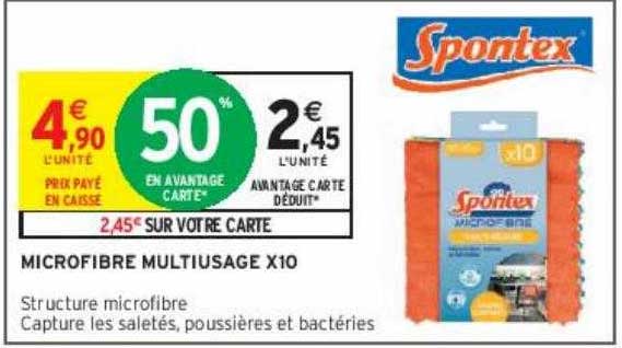 microfibre multi usage x10