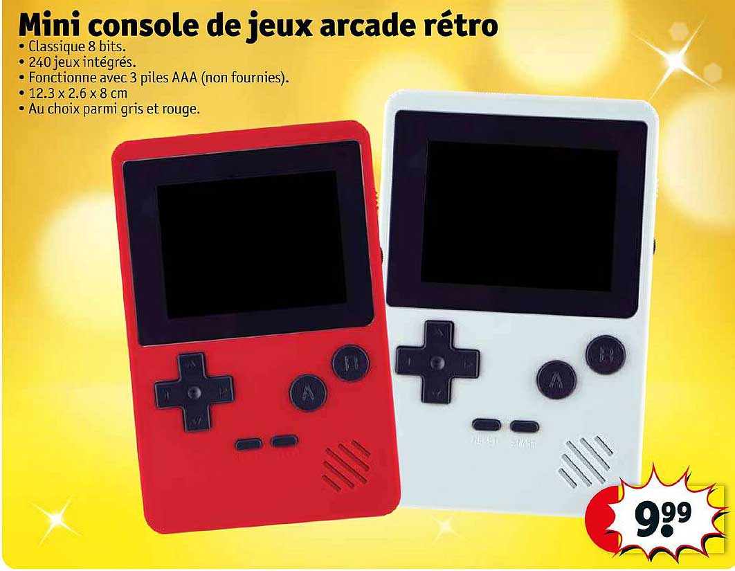 mini console de jeux arcade rétro