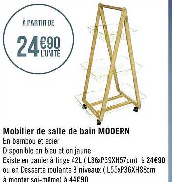 mobilier de salle de bain modern