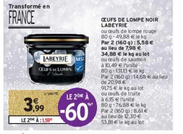 œufs De Lompe Noir Labeyrie