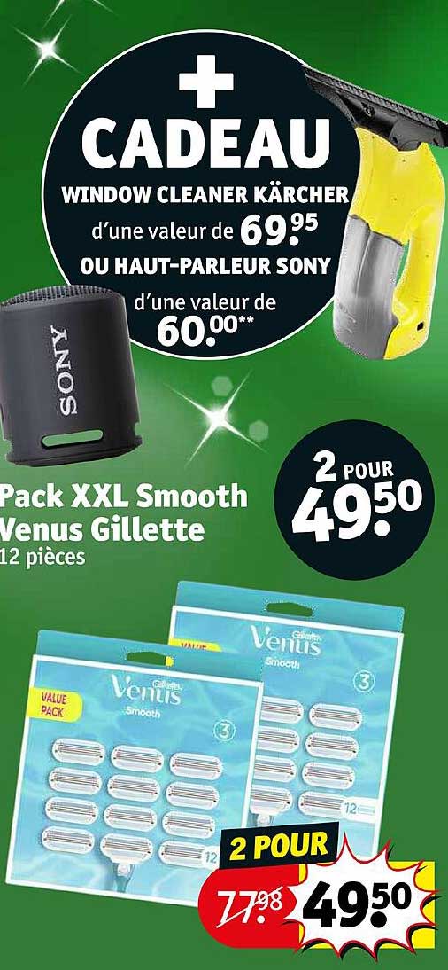 pack xxl smooth venus gillette