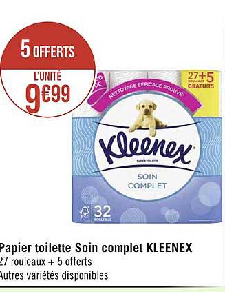 Papier Toilette Soin Complet Kleenex