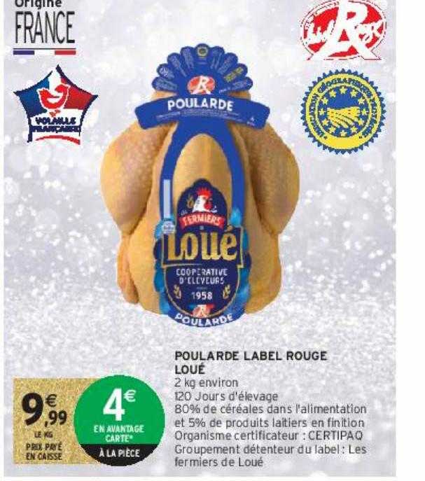 poularde label rouge loué