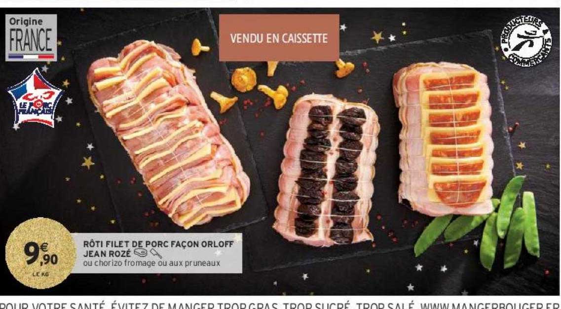 rôti filet de porc façon orloff jean rozé