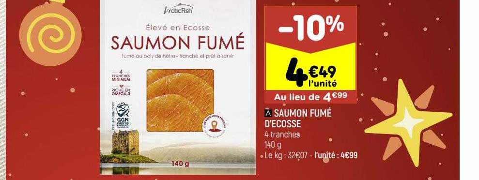 saumon fumé d'écosse