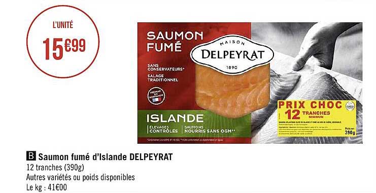 saumon fumé d'islande delpeyrat
