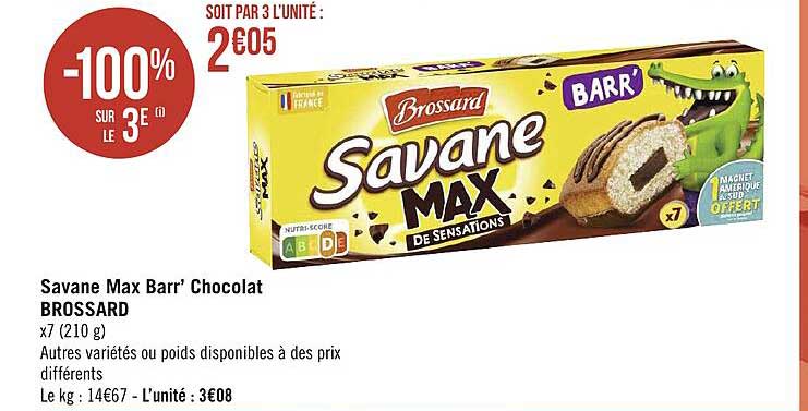 savane max barr' chocolat brossard