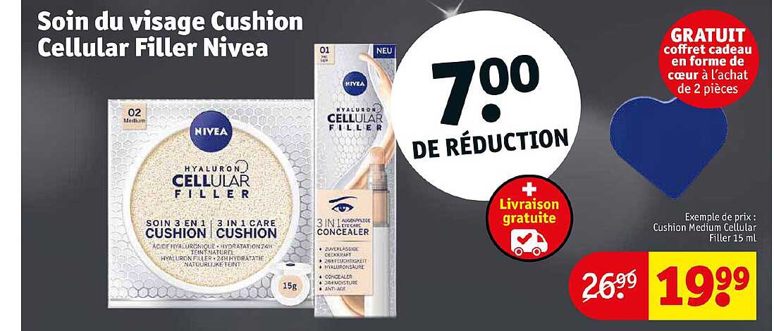 soin du visage cushion cellular filler nivea