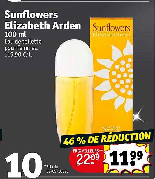 sunflowers elizabeth arden