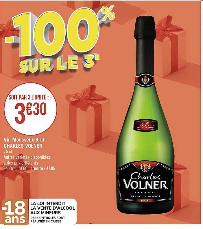 vin mousseux brut charles volner