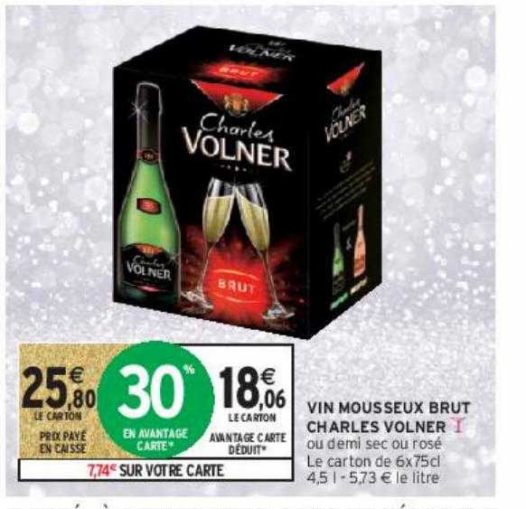 vin mousseux brut charles volner