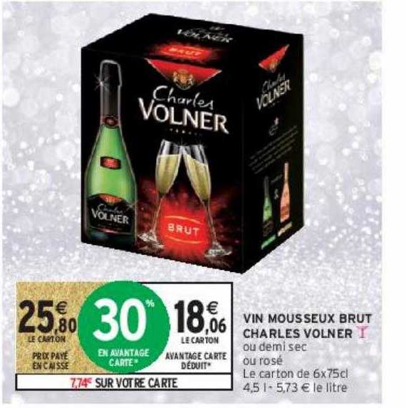 vin mousseux brut charles volner