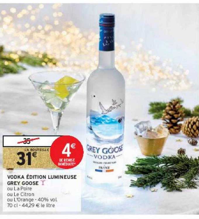 vodka édition lumineuse grey goose