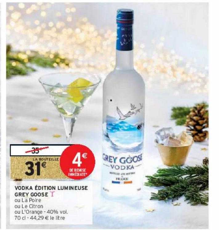 vodka édition lumineuse grey goose
