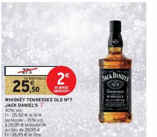 whiskey tennessee old n°7 jack daniel's