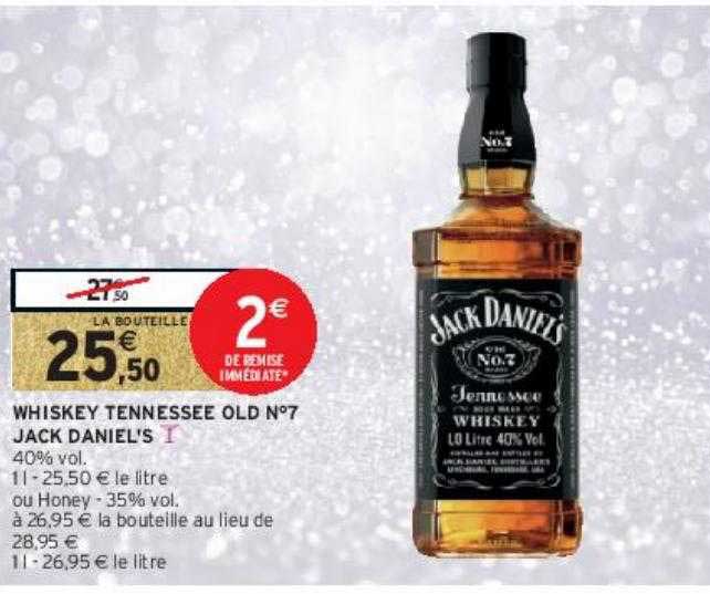 whiskey tennessee old n°7 jack daniel's