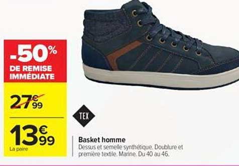Basket Homme Tex