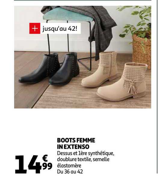 boots femme in extenso