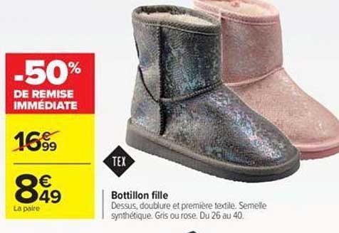 bottillon fille tex