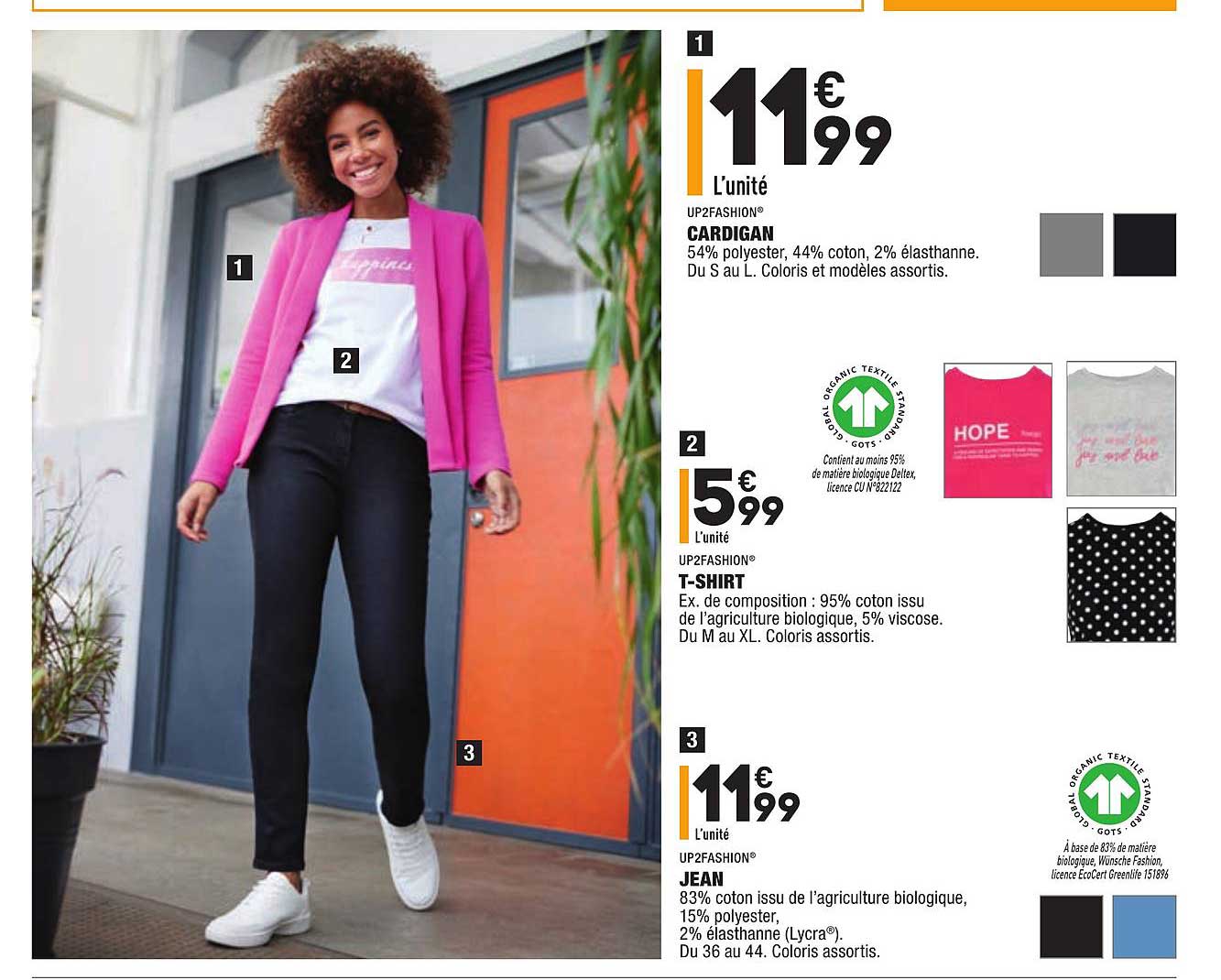 cardigan, t-shirt, jean up2fashion