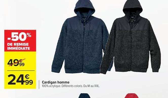 Cardigan Homme