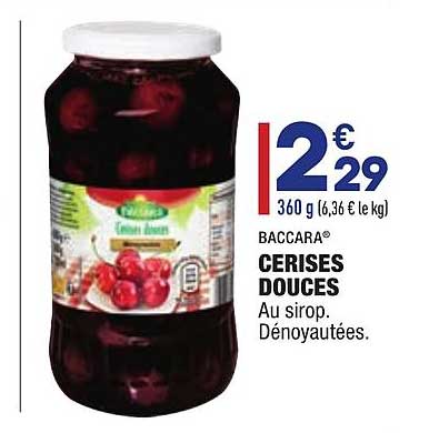 cerises douces baccara